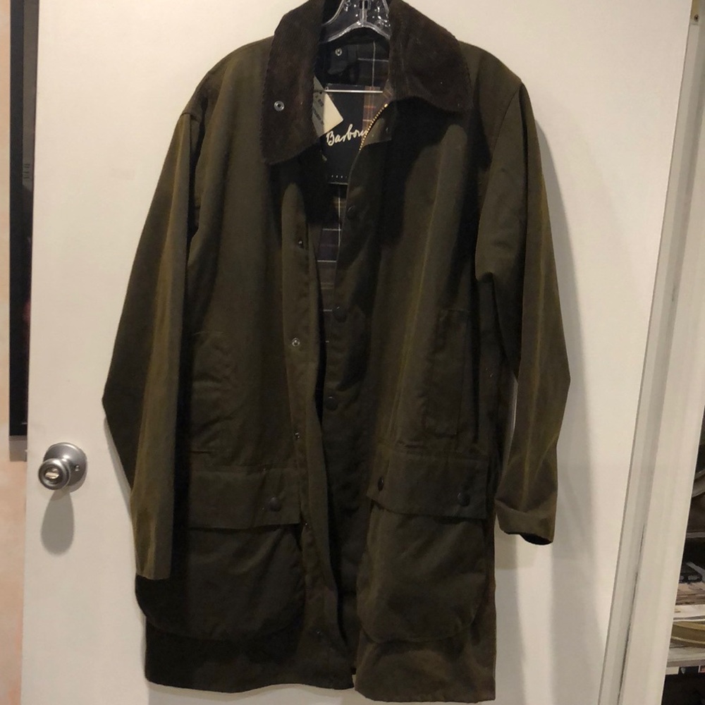 Men’s Barbour Jacket never worn with tags.
